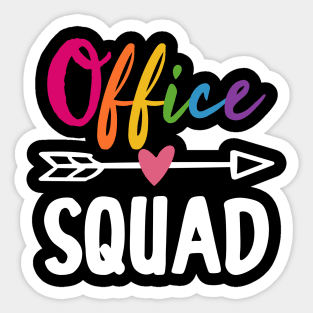 office squad teacher gift Sticker